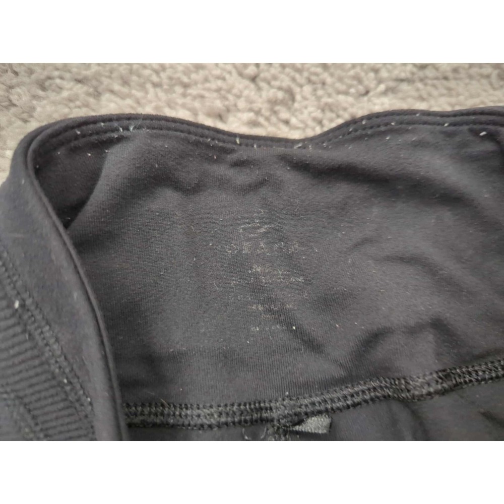 Prana Leggings Womens 25 Black Pull On Elastic Waist Low Rise Flared Gym - Picture 3 of 7